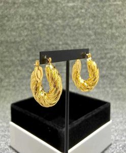 2020 Gloednieuw Big Design Gold Color Sieraden Big Hoop Vitage oorbellen Goud kleurontwerp Fashion Party Unieke Stud Earrings2409322