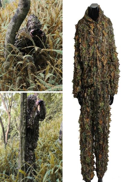 Costumes de Camouflage Ghillie de chasse, vêtements de Camouflage de forêt, vêtements de Sniper de l'armée, Costume d'extérieur pour adultes, 2020, 8417059