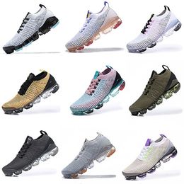 Running schoenen Chaussures MOC 2 Laceless 3.0 Triple Black Designer Men Dames Sneakers Fly Breit White Cushion Trainers Zapatos Vapores Fly 2.0 Gebreide Casual schoenen