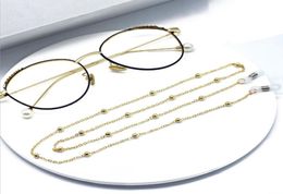 2020 Chic Fashion Leesbrilketting Voor Vrouwen Vrouwen Metalen Zonnebril Casual Parel Kralen Brillenketting Voor Bril7033497