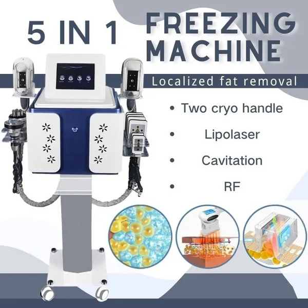 Cryolipolyse graisse de congélation minessante efficace de mine de graisse de graisse lipeze lipofreeze lift cavitation machine 333