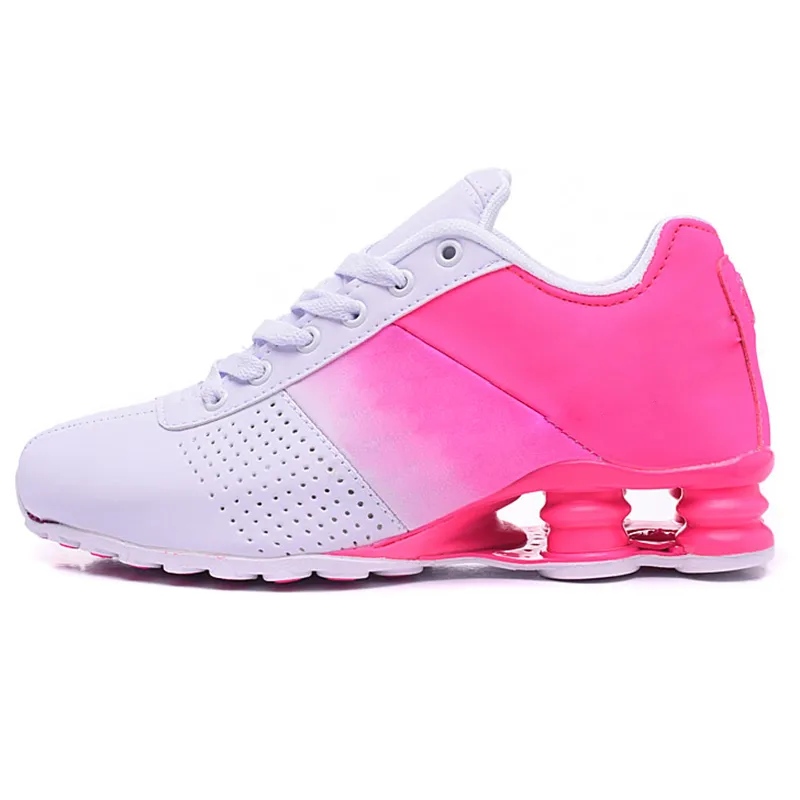 Nike Air Shox Deliver 809 Running Shoes Peach Red Black 40 OFF