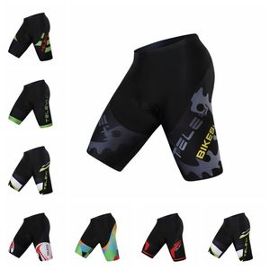 2020 Fietsen Shorts Mannen MTB Fiets Shorts Gewatteerde Mountain Road Bodem Fiets Strakke Korte Mouw Ademend Ondergoed Groen Zwart