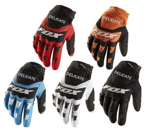 2020 DELICATE FOX MX Pawtector guantes negros Cylcing Motor motocicleta Dirt Bike MTB DH Race guantes 6418429