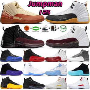 Heren Jumpman 12 basketbalschoenen 12s Years Varsity Eastside Golf University Blue A Ma Maniere Triple White Black Floral Cherry Taxi Heren Sport Dames Sneakers Trainers