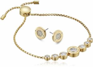 2020 Diseñadores Siver18K Rose Gold Diamond Pendings Jewelrings Juego para mujeres Joyas de moda Beautiful Wedding Engagement 4046859