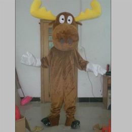 2020 Discount factory the head brown eland mascottekostuum voor Chrismtas voor volwassenen om te dragen241E