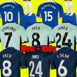 23 24 CFC NKUNKU voetbalshirts N.JACKSON kindertenue speler versie 2023 2024 ENZO PULISIC STERLING JAMES KOULIBALY AZPILICUETA HAVERTZ FOFANA voetbalshirt heren kinderen