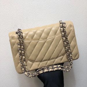 Moda feminina bolsa de ombro couro de qualidade de luxo senhoras cadeia mensageiro bolsas crossbody menina diamante treliça bolsa de metal botão