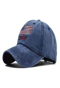 Casquette de baseball classique en coton, modèle d'explosion, chapeau lavé avec vieux drapeau américain, chapeau 9172613, 2020