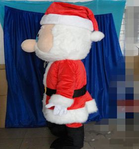 2020 Vente chaude d'usine Costume de mascotte du Père Noël Noël Costume de dessin animé du Père Noël Robe de soirée fantaisie