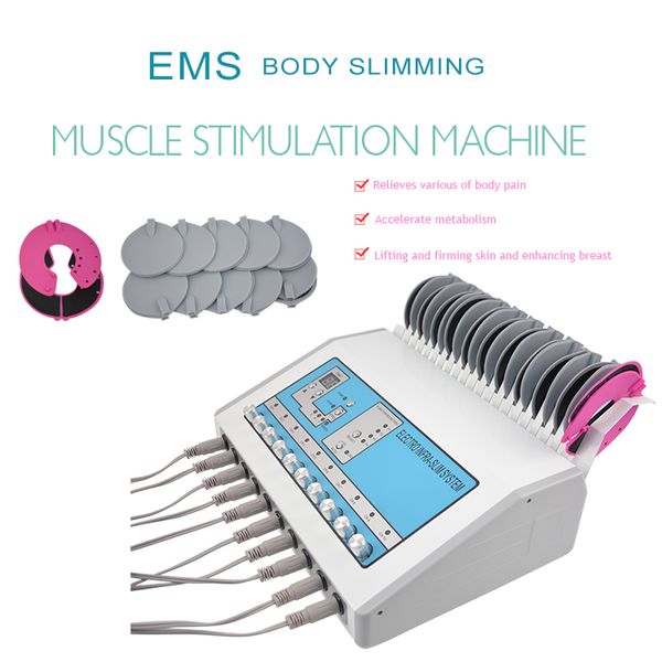 Usine prix électrostimulation corps amincissant dispositif vagues ems stimulateur musculaire électrique machine de perte de poids à micro-courant