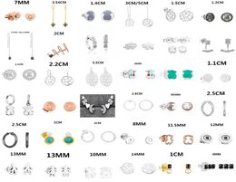 2020 Pendientes de plata de ley 925 con forma de oso, aretes clásicos perforados, fabricantes de joyas enteras 7907829