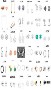 2020 Mode 925 Sterling Silver Bear Stud -oorbellen Classic Pierced Stud oorrings sieraden Fabrikanten hele 7548068