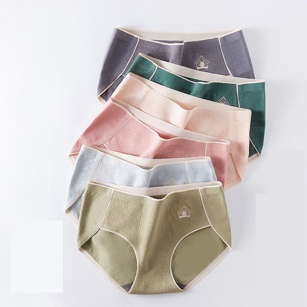 2020 couleurs de la mode coton femmes sous-vêtements culottes sans couture pour femmes lingerie sexy sous-vêtements antibactériens pour femme nouveau style marque design