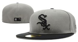 2020 Fashion Fitted Hats de haute qualité Chicago Designer Chapeaux d'équipe White Sox Logo Broderie Hap Hip Hop Outdoors Caps sportifs mixtes7351461