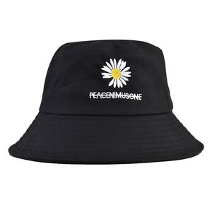 Chapeau de pêcheur en forme de petit chrysanthème pour femme, chapeau de soleil, quatre saisons, mode couple, ombre sauvage, 2021