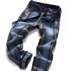 2020 mode Nieuwe Heren Rock Revival Rechte jeans Twee kleuren Samenvoegen Heren jeans226a