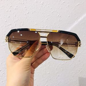 2020 mode nouveau modèle de lunettes de soleil forme carrée de haute qualité mod 988 mode pour hommes conception originale haute lentille de vent en verre de soleil avec étui5108629
