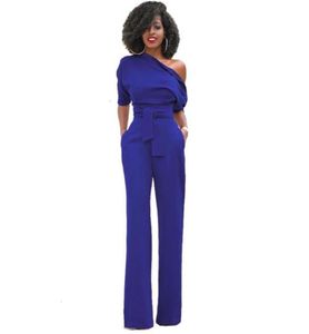 2020 FASHOUD Off the Shoulder Elegante Jumpsuits Women Romper Dames Jumpsuits Short Sleeve vrouwelijke overalls Onepiece Pants S3X253516626