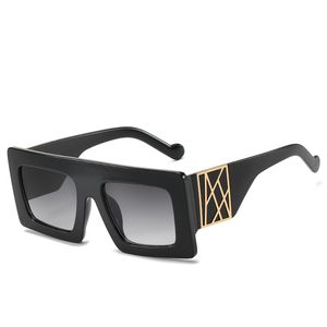 2020 mode zonnebril voor vrouwen en mannen oversize vierkante frame trend dames zwarte zonnebril UV400