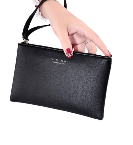 2020 Fashion Women Pu Leather Purse Purslet Portefeuille Zipper Portefeuille Hands Enveloppe Téléphone Clé Clutches pour femmes Morceaux Coin5214391