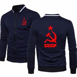 2020 Fi nouvelles vestes pour hommes uniques CCCP russe URSS soviétique Uni impression sweat à capuche pour hommes marque sweat-shirt vestes pour hommes décontractés 82Q8 #