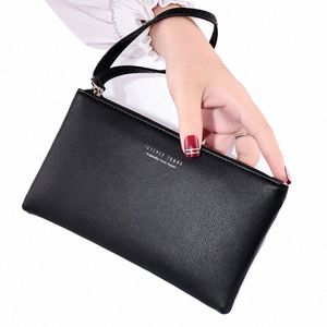 2020 FI Women Pu Leather Purse Polstlet Zipper Wallet Handtas Envelop PHE Key Case Koppelingen voor Women Coin Portes P7GP#