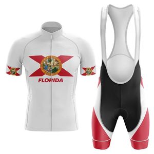 2024 Florida Cycling Jersey Set Summer Mountain Bike Clothing Pro Bicycle Cycling Jersey Sportswear Pak Maillot Ropa Ciclismo