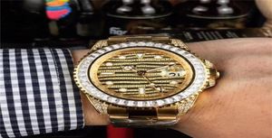 2020 Diamond Luxury Watch Mens Designer Designer Mouvements mécaniques automatiques Sweep Self Winding Wrist Wrists Reloj de Lujo8165880