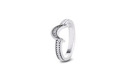 2020 Echte 925 Sterling Zilveren Ringen Voor Vrouwen Maansikkel Kralen Ring Engagement Wedding Statement Sieraden Party Gift24800574939774