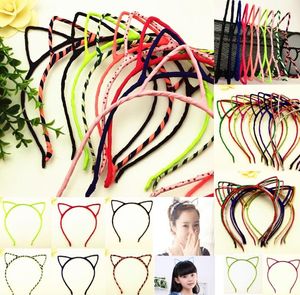 2020 Girls Hair Accessories Koreaanse nieuwe schattige katoren Hoofdband Kinderen Hoofdtooi Girls Haarspeld Fijne accessoires1542745