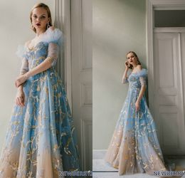 2020 prachtige verloop avondjurken kant geappliceerd feestjurk tinle sweep trein quinceanera jurk op maat gemaakt bruidsmeisje jurk