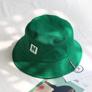 Vert seau chapeau pêcheur chapeaux hommes femmes extérieur été rue Hip Hop danseur coton Panama City Hat1