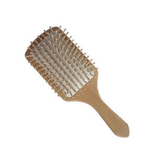 Peigne de Massage Spa en bois pour soins des cheveux, palette en bois, poignée pointue, brosse à dents, peigne à coussin antistatique, 2020