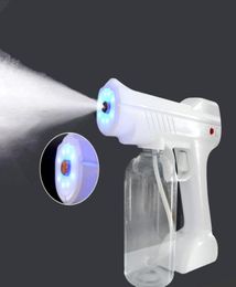 2020 Handhold 800ml nano disinfection gun rechargeable blu ray anion nano spray guns for sterilizing home use DHL 4843613