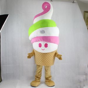 2020 alta calidad Material EVA caliente helado mascota disfraces ropa de dibujos animados fiesta de cumpleaños mascarada