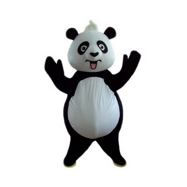 Disfraz de mascota Panda de alta calidad, personaje de dibujos animados, tamaño adulto, 2020