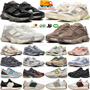 Nouveau 9060 1906r 2002r 327 Chaussures de course Hommes Femmes Baskets Quartz Gris Triple Noir Pluie Nuage Mer Sel Blanc Rose Sable Champignon Néon Top Qualité Hommes Baskets De Sport