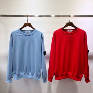 La nouvelle chemise Sweatshirts tendance de la mode européenne automne et hiver col rond pull à manches longues simple style sportif décontracté p81040