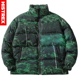 2020 chaqueta de Hip Hop Parka Real Tree camuflaje Streetwear hombres cortavientos Harajuku invierno chaqueta acolchada abrigo cálido prendas de vestir con cremallera