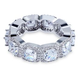 Iced Out Diamond Ringen voor Mens Gift met volledige Cubic Zirconia Ring Hip Hop Sieraden