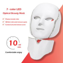 2023 Masque facial LED à usage domestique 7 couleurs pour le rajeunissement de la peau