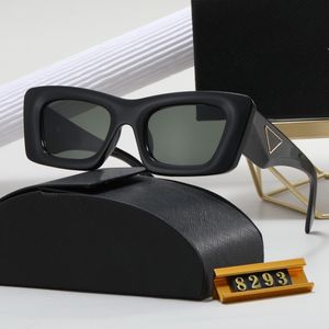 Nuevo diseño de moda gafas de sol 8293 marco tridimensional en forma de ojo de gato estilo simple y versátil gafas de protección uv400 para exteriores Viene con paquete