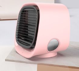 2020 Hot Sale Creativiteit Mini Bevochtigingsventilator Draagbare Desktop Air-conditioning Ventilator voor kantoor en thuisgebruik USB-fan