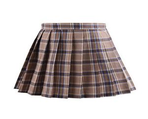 2020 in voorraad plus size uniform rokken cosplay plaid rok met verschillende kleuren maat cocktailjurken JK021397387