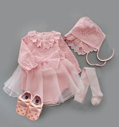 2020 robe de baptême pour bébé nouveau-né bébé fille vêtements coton princesse 0 3 6 12 mois bébé robe de baptême K7115970626