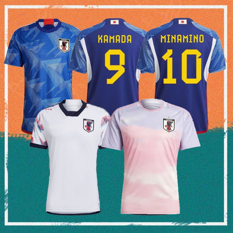 2023 Japan Thuis Voetbal Jersey 22/23/24 nationale team MINAMINO HONDA NAGATOMO KAMADA MACHINO Shirt OSAKO KUBO HARAGUCHI JAPAN voetbal uniformen