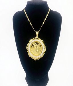2020 bijoux pour hommes 14K plaqué or pull pendentifs collier hommes chaîne pendentif pour colliers bijoux porte-clés gros pendentifs Nec5065965