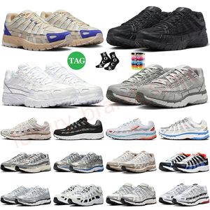 casual shoes p6000 running designer for men women p-6000 sneakers Triple Black White Khaki Wolf Grey Metallic Silver Racer Blue plate-forme outdoor sports trainers